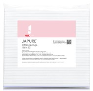 Japure Mega sponge for manicure Мега-спонж для маникюра (абразивность 180 единиц) 30 шт и 1 пластиковая основа