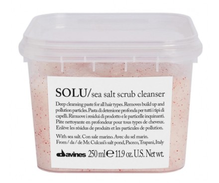 Davines Solu sea salt scrub Скраб с морской солью для кожи головы 250 мл