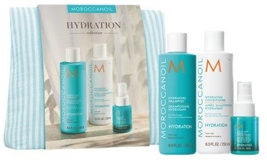 Весенний набор Moroccanoil 2026 Hydration для увлажнения волос: Шампунь+Кондиционер 2х250 мл+Несмываемый кондиционер 50 мл