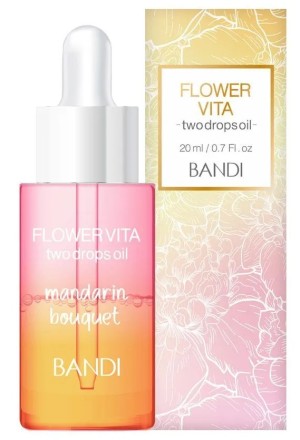 Bandi Двухфазное масло для кутикулы Flower Vita Two Drops 20 мл Oil Mandarin Bouquet 