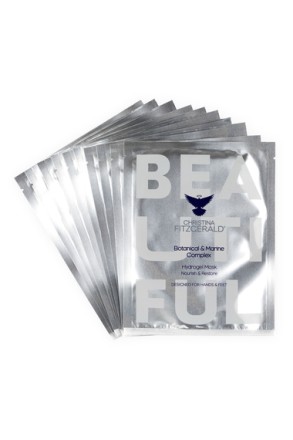 CHRISTINA FITZGERALD  BEAUTIFUL BOTANICAL MARINE COMPLEX HYDROGEL MASK ГИДРОГЕЛЕВЫЕ МАСКА-ПАТЧИ ДЛЯ РУК С РАСТИТЕЛЬНЫМИ ЭКСТРАКТАМИ И МОРСКИМИ ВОДОРОСЛЯМИ №10