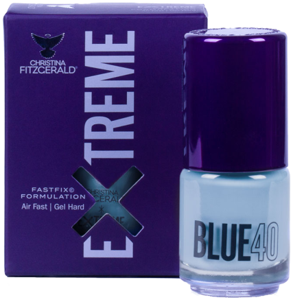 CHRISTINA FITZGERALD BLUE 40 EXTREME ЛАК ДЛЯ НОГТЕЙ