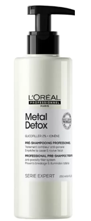 L'Oreal Несмываемый Пре-шампунь против ломкости и пористости волос 250 мл Metal Detox  