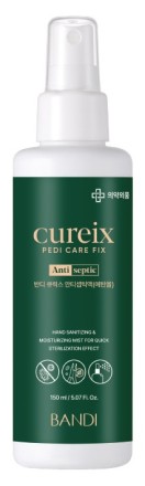 Bandi Спрей для кожи и ногтей с антибактериальным эффектом Cureix Antiseptic 150 мл  
