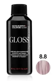 Color.Me Gloss Полуперманентный гелевый краситель c кислым pH Gloss Acidic, 8.8 / 8V Lig.Blon.Violet (60 мл)