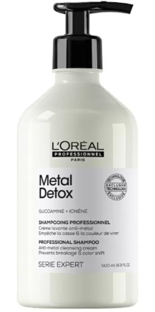 L'Oreal Шампунь Бессульфатный Metal Detox 500 мл для восстановления окрашенных волос  