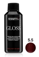 Color.Me Gloss 5.5/5M Lig.Brown.Mah. Полуперманентный гелевый краситель c кислым pH Gloss Acidic 60 мл Светлый Шатен Махагон