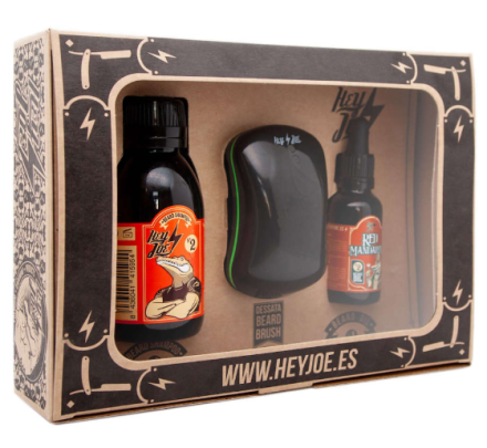 Hey Joe Bearded Survival Kit Nº 2 Red Mandarin Набор для бороды: масло, шампунь, щетка