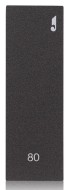 Japure King-size foot paddle Black Пилка черная для стоп кинг-сайз абразивность 80 единиц