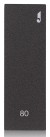 Japure King-size foot paddle Black Пилка черная для стоп кинг-сайз абразивность 80 единиц