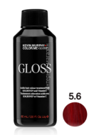 Color.Me Gloss 5.6/5R Lig.Brown.Red Полуперманентный гелевый краситель c кислым pH Gloss Acidic 60 мл Светлый Шатен Красный
