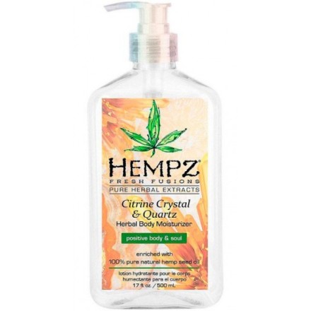 Hempz Молочко для тела увлажняющее с мерцающим эффектом Желтый Кварц / Citrine Crystal & Quartz Body Moisturizer 500 мл