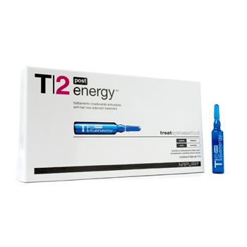 Napura T2 Energy Post против выпадения Ампулы-флаконы для нормальной кожи головы, 12 флак*8мл
