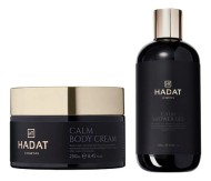 Набор Hadat Calm Очищение и увлажнение Гель для душа Shower Gel 300 мл и Крем для тела Body Cream 250 мл 