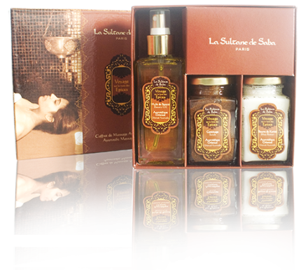 La Sultanе De Saba Подарочный набор «Путешествие по дороге специй» Аюрведа Body gift set Ayurvedic - Amber Vanilla Patchouli