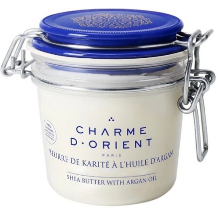 Charme D'Orient Масло карите с аргановым маслом с ароматом зеленого чая 200 гр 