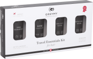 Greymy Дорожный набор для ухода за волосами Travel Essentials Kit: Шампунь+Кондиционер+Маска для блеска+Маска для восст 4x50 мл 