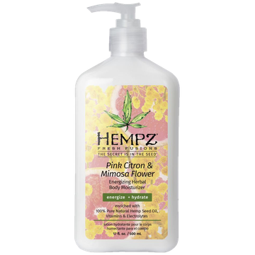 Молочко лосьон для тела увлажняющее Розовый Лимон и Мимоза Hempz Pink Citron & Mimosa Flower Herbal Body Moisturizer 500 мл