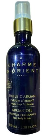 Charme D'Orient Масло аргановое с восточным ароматом d’Orient Argan oil oriental fragran 50 мл 