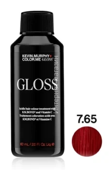 Color.Me Gloss 7.65/7RM Medium.Blonde.Red.Mahogany Полуперманентный гелевый краситель c кислым pH Gloss Acidic 60 мл Средний Блонд Красный Махагон