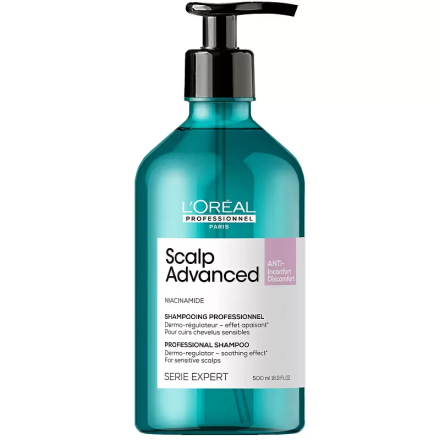 ПРОФЕССИОНАЛЬНЫЙ ШАМПУНЬ SCALP ADVANCED РЕГУЛИРУЮЩИЙ БАЛАНС ЧУВСТВИТЕЛЬНОЙ КОЖИ ГОЛОВЫ, 500 МЛ