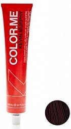 COLOR.ME by KM 4.5/4M Средне-коричневый махагон. Medium Brown Mahogany Краска для волос, 100 мл