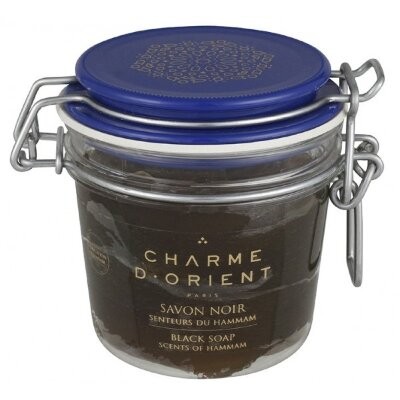 Charme D'Orient Мыло черное с ароматом эвкалипта Savon noir senteurs du hammam Black soap 200 мл 
