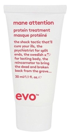 Evo Mane attention protein treatment укрепляющий протеиновый бальзам-уход для волос 30 мл