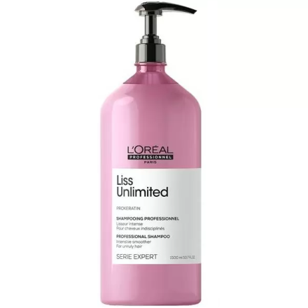 L`Oreal Professionnel Expert Разглаживающий шампунь для идеальной гладкости волос Liss Ultimited 1500 ml/Лисс Анлимитед.