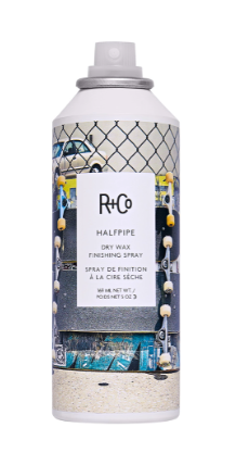 R+Co Halfpipe Dry Wax Finishing Spray Сухой спрей-воск "Халфпайп" 169 мл для завершения укладки  