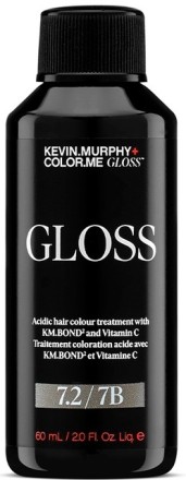 Color.Me Gloss Полуперманентный гелевый краситель c кислым pH Gloss Acidic 7.2/7B Medium.Blonde.Beige 60 мл Средний Блонд Бежевый 