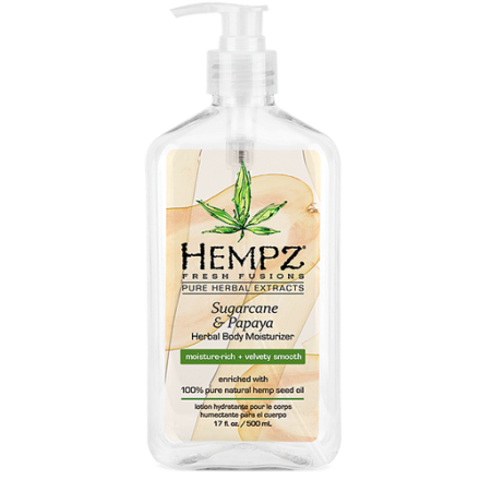Hempz Молочко крем для тела Сахарный тростник и Папайя Sugarcane & Papaya Herbal Body Moisturizer 500 мл