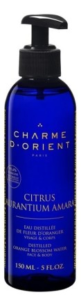 Charme d’Orient Вода цветочная из цветков апельсинового дерева 150 мл Eau distillée de Fleur d’Oranгрer Distille 