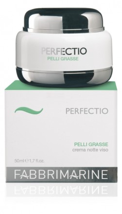 Fabbrimarine Балансирующий ночной крем для жирной кожи серии Perfectio Pelli Grasse, 50 мг.