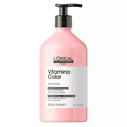 Кондиционер Смываемый уход фиксатор цвета / Loreal Vitamino Color 750 мл