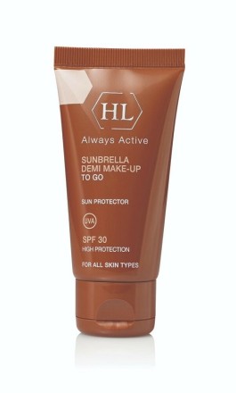 HOLY LAND Sunbrella Demi Make Up TO GO Sun Protector UVA SPF 30 Солнцезащитный крем для лица с тоном