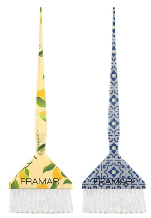 Framar Limoncello Root Repair Color Brush Set 2PC Набор кистей Limoncello 2 шт для окрашивания корней  