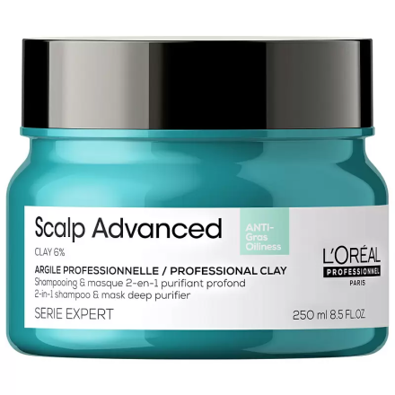 ШАМПУНЬ-МАСКА 2-В-1 SCALP ADVANCED ДЛЯ ЖИРНОЙ КОЖИ ГОЛОВЫ, 250 МЛ