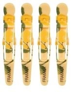 Framar Limoncello Gator Grips Зажимы 4 шт с прорезиненным покрытием «Лимончелло» Framar Limoncello Gator Grips Зажимы 4 шт с прорезиненным покрытием «Лимончелло»