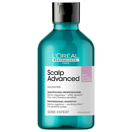 ПРОФЕССИОНАЛЬНЫЙ ШАМПУНЬ SCALP ADVANCED РЕГУЛИРУЮЩИЙ БАЛАНС ЧУВСТВИТЕЛЬНОЙ КОЖИ ГОЛОВЫ, 300 МЛ