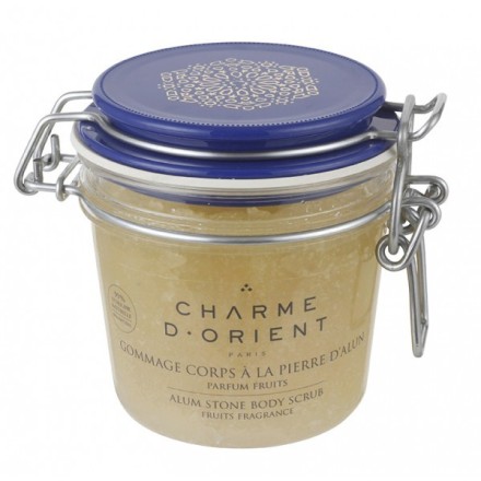Charme D'Orient Гоммаж квасцовый с фруктовым ароматом Alum stone body scrub Fruits fragrance, 300 гр.