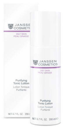 Janssen Тоник для жирной кожи и кожи с акне  Purifying tonic lotion 200 мл
