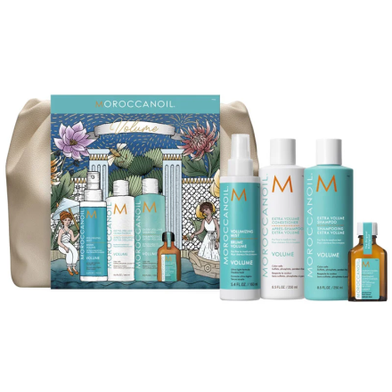 Moroccanoil Volume Объем Набор для волос 2024: Шампунь+ Кондиционер 2x250 мл, Спрей «Воздушный мист» 160мл+Масло Light 25 мл