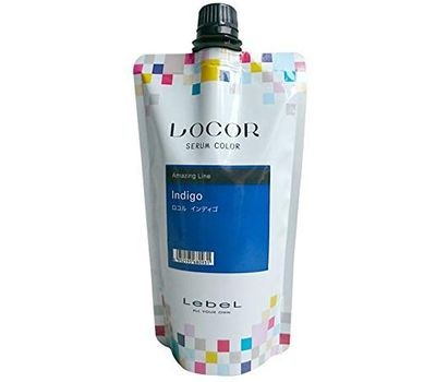 Lebel Locor Serum Color Indigo - Краситель-уход оттеночный, 300г