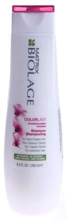 Matrix ШАМПУНЬ ФИОЛЕТОВЫЙ BIOLAGE COLORLAST, 250 мл НЕЙТРАЛИЗУЕТ ЖЕЛТИЗНУ, ПРИДАЕТ ХОЛОДНЫЙ ТОН ОТТЕНКАМ БЛОНД