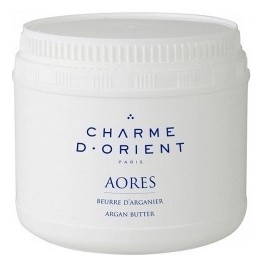 Charme D'Orient Твердое аргановое масло, линия «AORES» Argan butter body nourishing balm, 500ml.