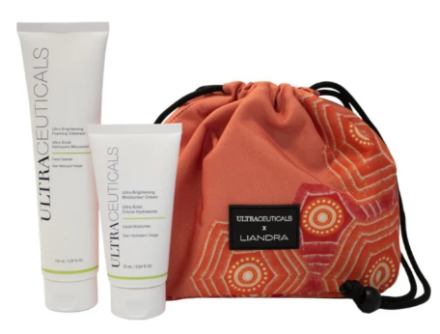 Ultraceuticals Ультра Дуэт «Сияние и баланс» Brighten & Balsnce Duo Отбеливающий: Ультра-увлажняющий крем 75 мл, Ультра-пенка для умывания 150 мл, Косметичка