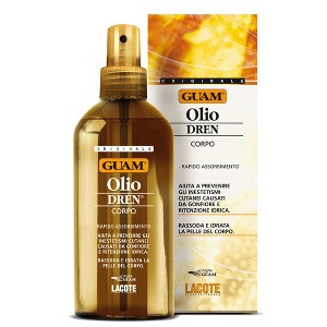 Масло с дренажным эффектом для массажа olio dren corpo guam 200 ml